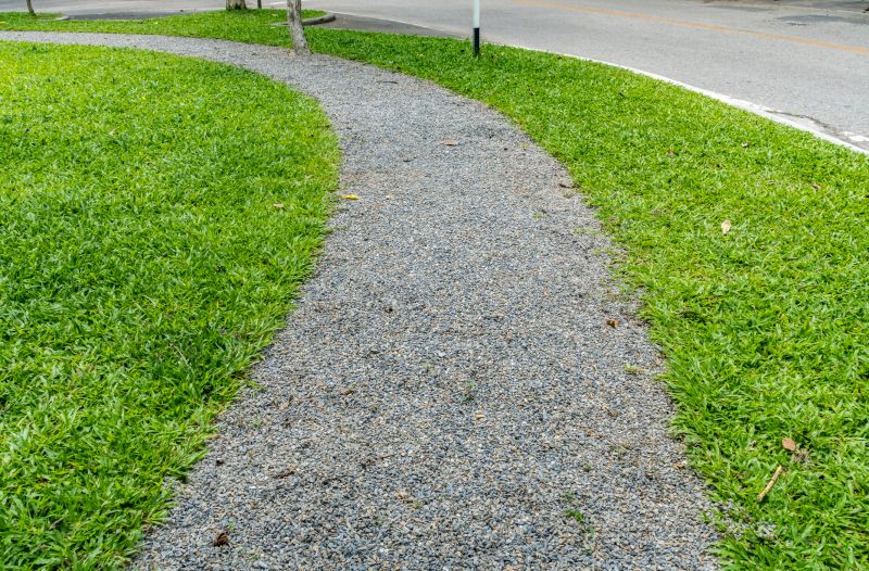 Gravel And Tar Paving